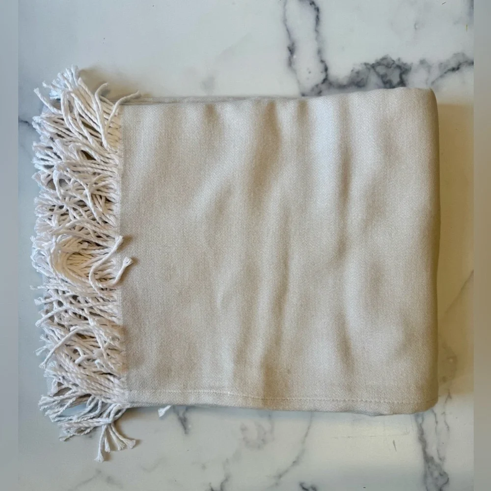 NEW Yaya & Co Two Throw Blankets Set – Blush & Linen Khaki – 50